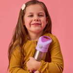 Termoska na pití s brčkem 350 ml - sugar plum