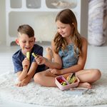 Sklenená nádoba na obed so silikónovým puzdrom 740 ml - ružová
