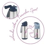 Náhradné viečko pre Termosku na pitie šport - midnight