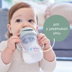 Hrnček so slamkou - aqua 240 ml