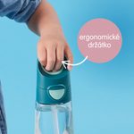 Fľaša na pitie so slamkou 450 ml - blush crush