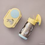 Box na občerstvenie malý + Termoska na pitie so slamkou - set Looney Tunes | b.box