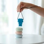 Upokojujúci prívesok Robot, svetlomodrý