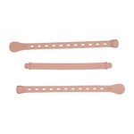 Hrnček s náustkom 240 ml + Univerzálny silikónový pásik - set ružový