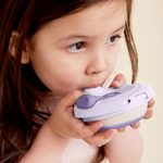 Krabičky na příkrmy a Plnitelná kapsička - fialová