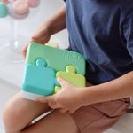 Desiatový box Puzzle 850 ml - zelený, limetkový, modrý