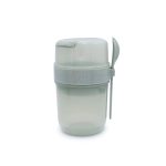 Dóza na jogurt a salát s vidličko lžičkou 780 ml - zelená
