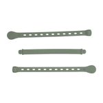 Hrnček s náustkom 240 ml + Univerzálny silikónový pásik - set zelený