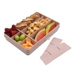 Snackle Box krabička na svačinu 1368 ml - růžová
