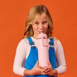 Nerezová termofľaša so slamkou 690 ml - blush crush