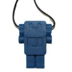 Uklidňující přívěsek Robot, modrý