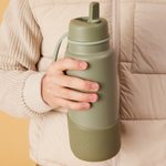 Silikonový chránič pro Termoláhev 1l - olive