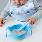 Dětské lžičky 2ks - modá/zelená