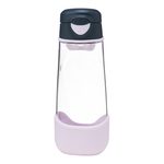 Fľaša Sport na pitie 600 ml - indigová/ružová
