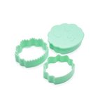 Vykrajovačka na sendviče 3v1, 2 ks – buldoček / dinosaurus