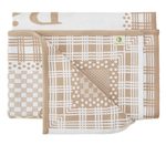 Dětská deka se jménem a údaji o miminku ŽIRAFA, 100 x 75 cm