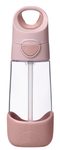 Fľaša na pitie so slamkou 450 ml - blush crush