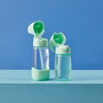 Fľaša na pitie so slamkou 450 ml - spearmint