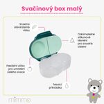 Svačinový box malý - růžový/oranžový