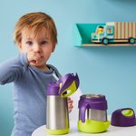 Termoska na jídlo - fialová/zelená 335 ml