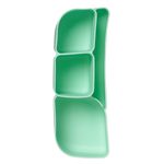 Silikónový bento organizér do veľkého boxu - zelený