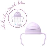 Náhradní velké víčko pro Hrneček s brčkem - GELATO ostružinový