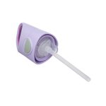 Lahev na pití s brčkem 450 ml - sugar plum