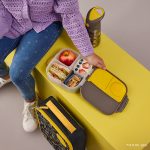 Box na občerstvenie stredný + Termoska na pitie so slamkou - sada Batman | b.box