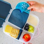 Náhradní sendvičové víčko na Svačinový box velký - indigo rose