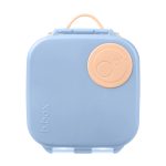 Svačinový box střední + Lahev s brčkem 600 ml - set broskvový