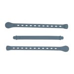 Hrnček s náustkom 240 ml + Univerzálny silikónový pásik - set modrý