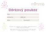 Vianočný darčekový poukaz mimmo 500 Kč