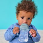 Univerzálna súprava na pitie 3v1, 240 ml - modrá