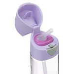 Lahev na pití s brčkem 450 ml - sugar plum