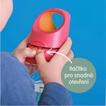 Fľaša na pitie so slamkou 450 ml - blush crush