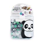Opakovatelně použitelné sáčky na svačinu 4ks- Panda, Medvěd