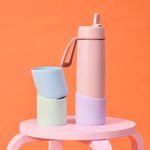 Silikonový chránič pro Termoláhev 690 ml - pink paradise