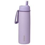 Nerezová termofľaša so slamkou 690 ml - lilac love