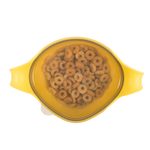 Miska s brčkem XL - žlutá 500 ml