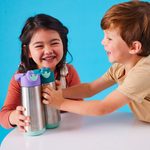 Termoska na pití sport 500 ml - modrá/šedá