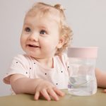 Pohár pre batoľatá 12m+ - svetlo ružový 240 ml