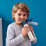 Termoska na pití sport 500 ml - modrá/šedá