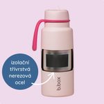 Nerezová termofľaša so slamkou 1l - lime time