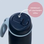 Nerezová termofľaša so slamkou 690 ml - spearmint