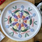 Senzorická antistresová mandala pro děti, pastelová