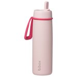 Nerezová termofľaša so slamkou 690 ml - pink paradise