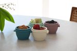 Silikónové tégliky na potraviny Snap&Go 118 ml - 4ks - Luxe  pastelové