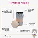 Termoska na jedlo 500 ml - zelená
