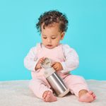 Termoska na pitie so slamkou 350 ml - béžová