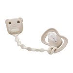 Silikonový klip na dudlík, 2 ks - blush/vanilla